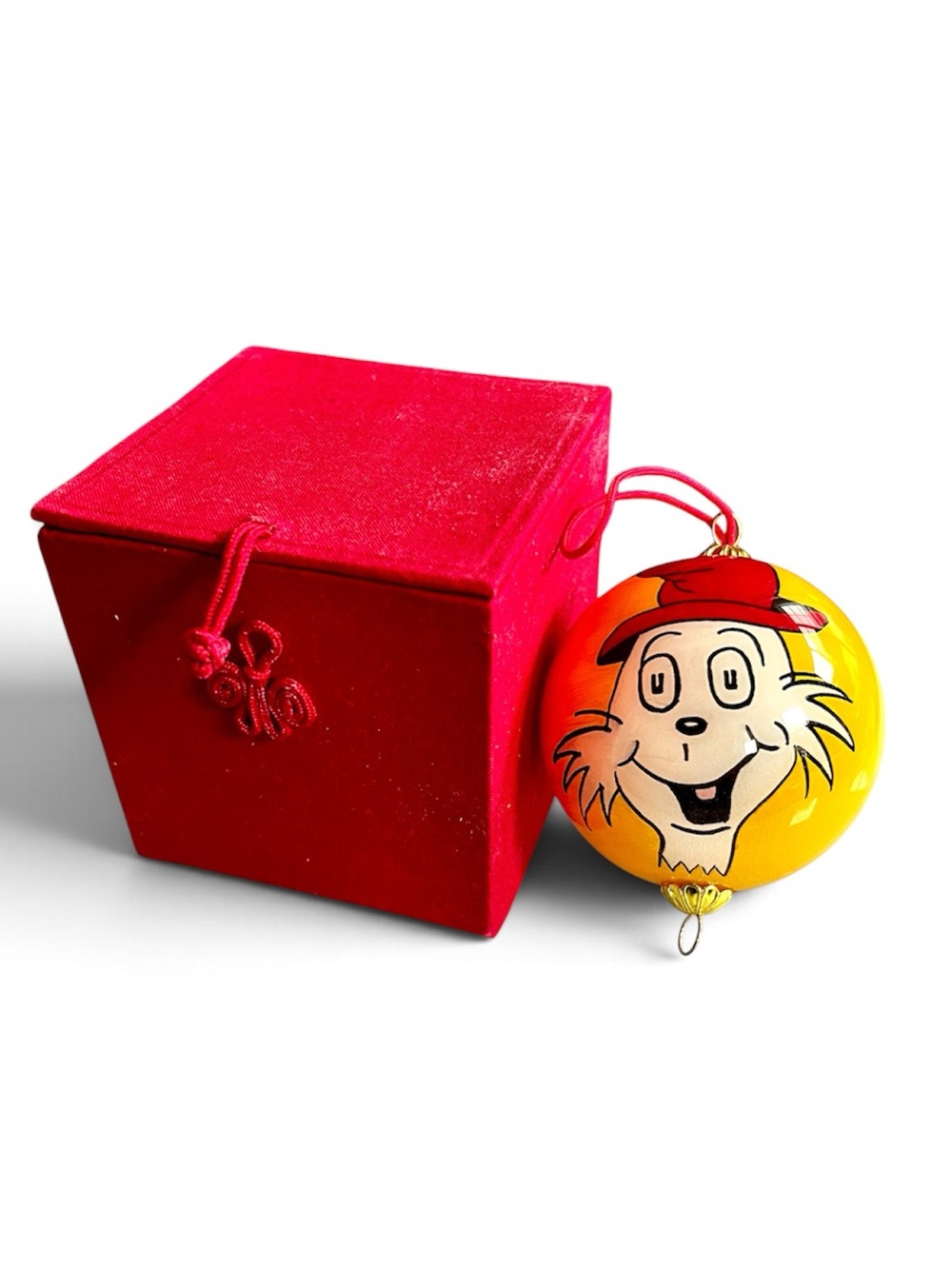Universal Studios Dr. Seuss "Inside-Art" Glass Christmas Ornament